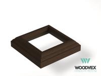 Крышка нижняя WoodVex Select 140/140мм (Венге)